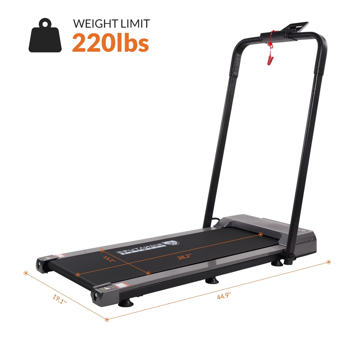 2 in 1 under Desk Treadmill, 2.25HP Foldable Electric Treadmill for Office Home,Walking Jogging Machine